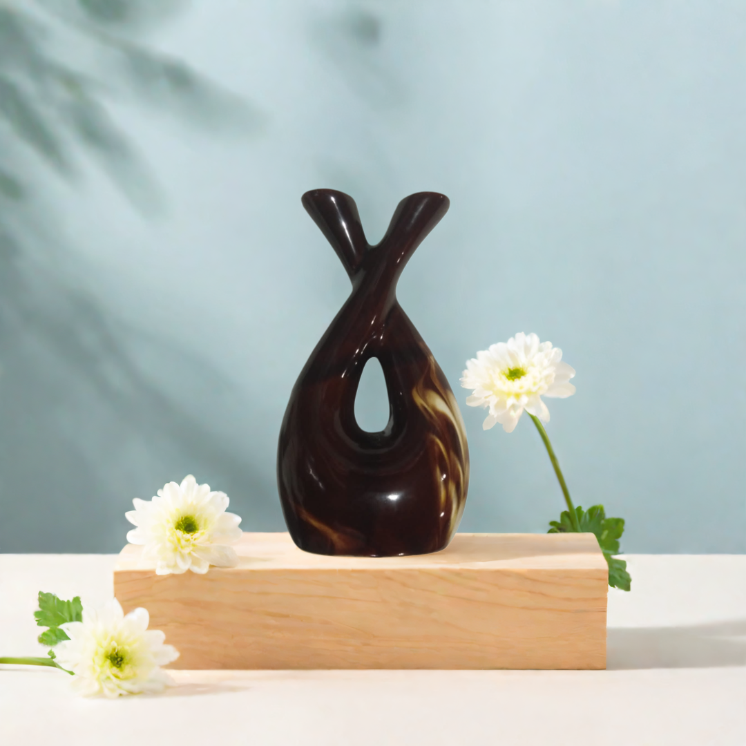 Flower vase with Two Opening for Flowers