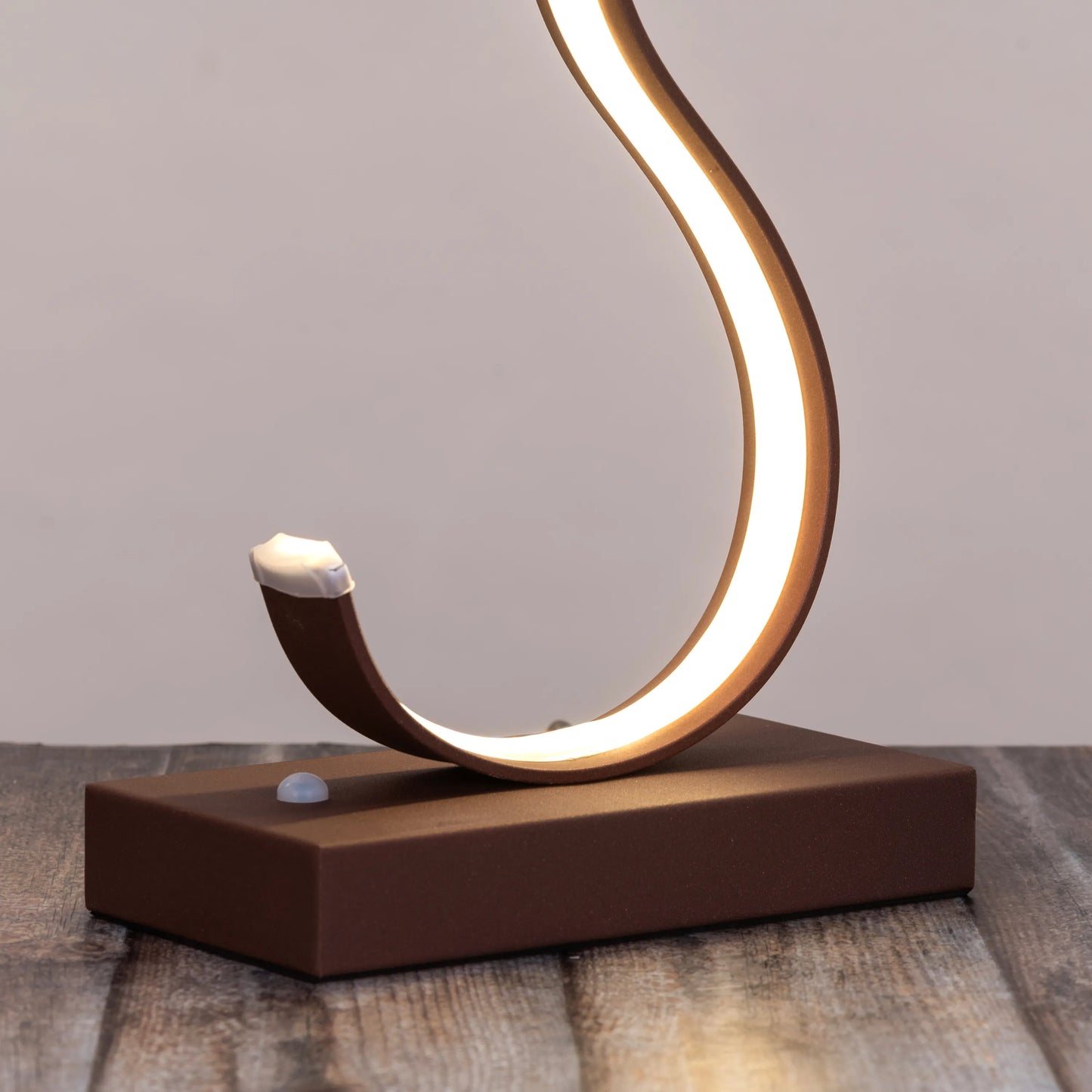 Brown, Dimmable LED with Remote Control) Table Lamp