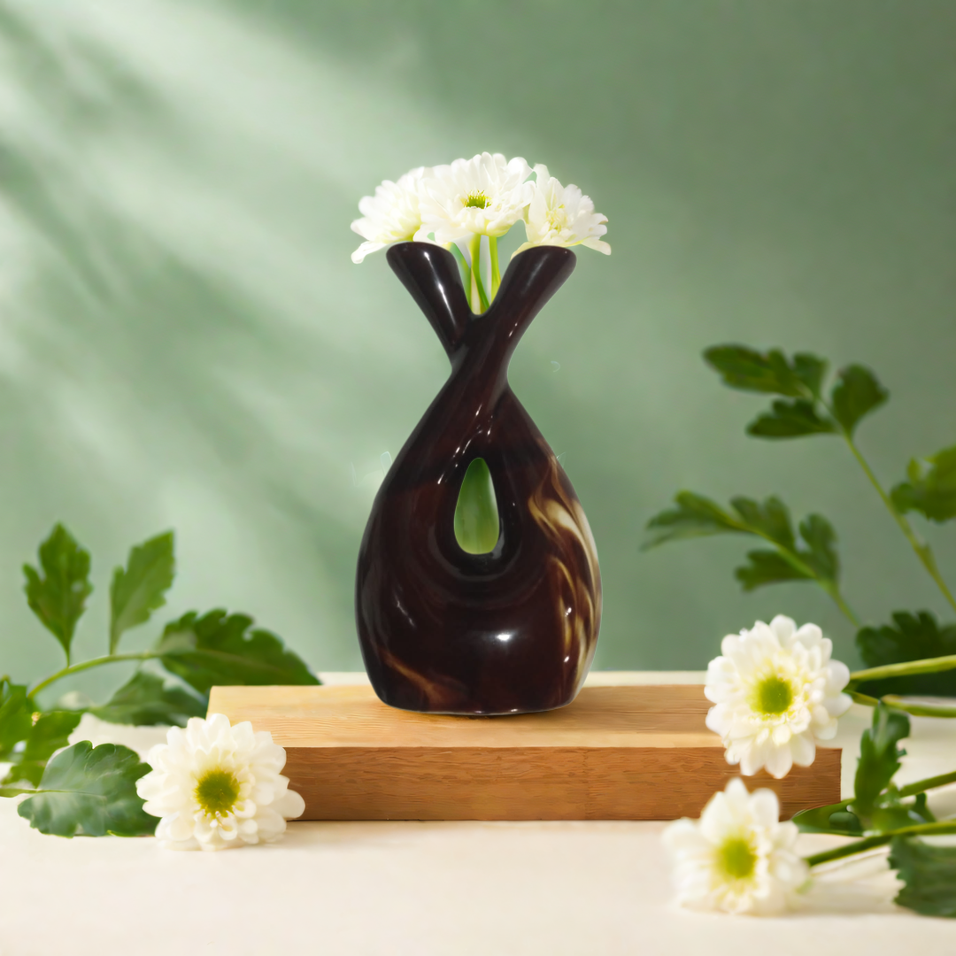 Flower vase with Two Opening for Flowers