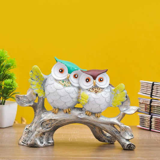 Owl Play Showpiece